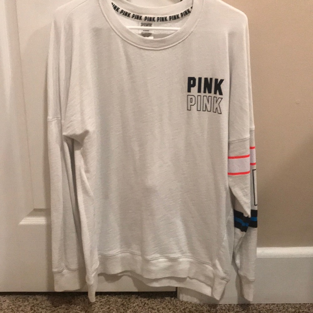 Pink crew neck